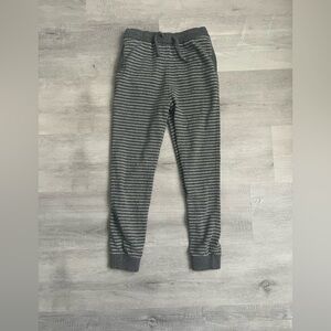 Janie and Jack Gray Striped Knit Joggers
